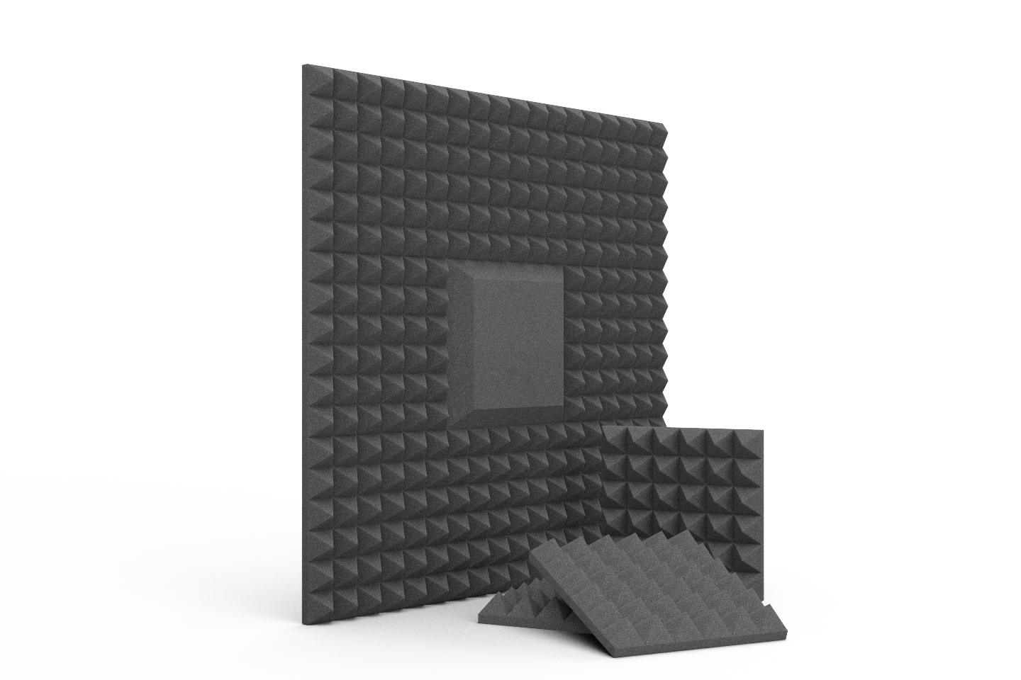 SUPER ANGEBOT - Set mit 40 Standard-Wave-Platten - 5 cm dick - 30x30 cm