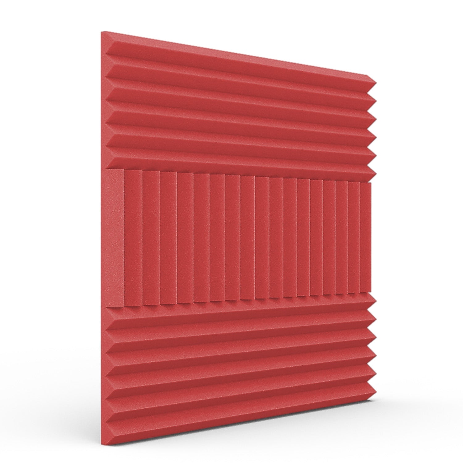 Keilschaumstoff Standard Rot - 5 cm dick - 30x30 cm