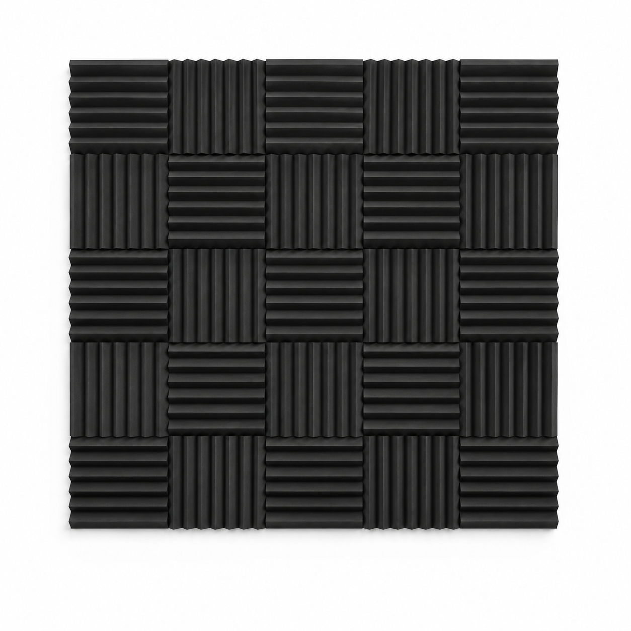 Wave-Akustikschaum Standard - 5 cm dick - 30x30 cm